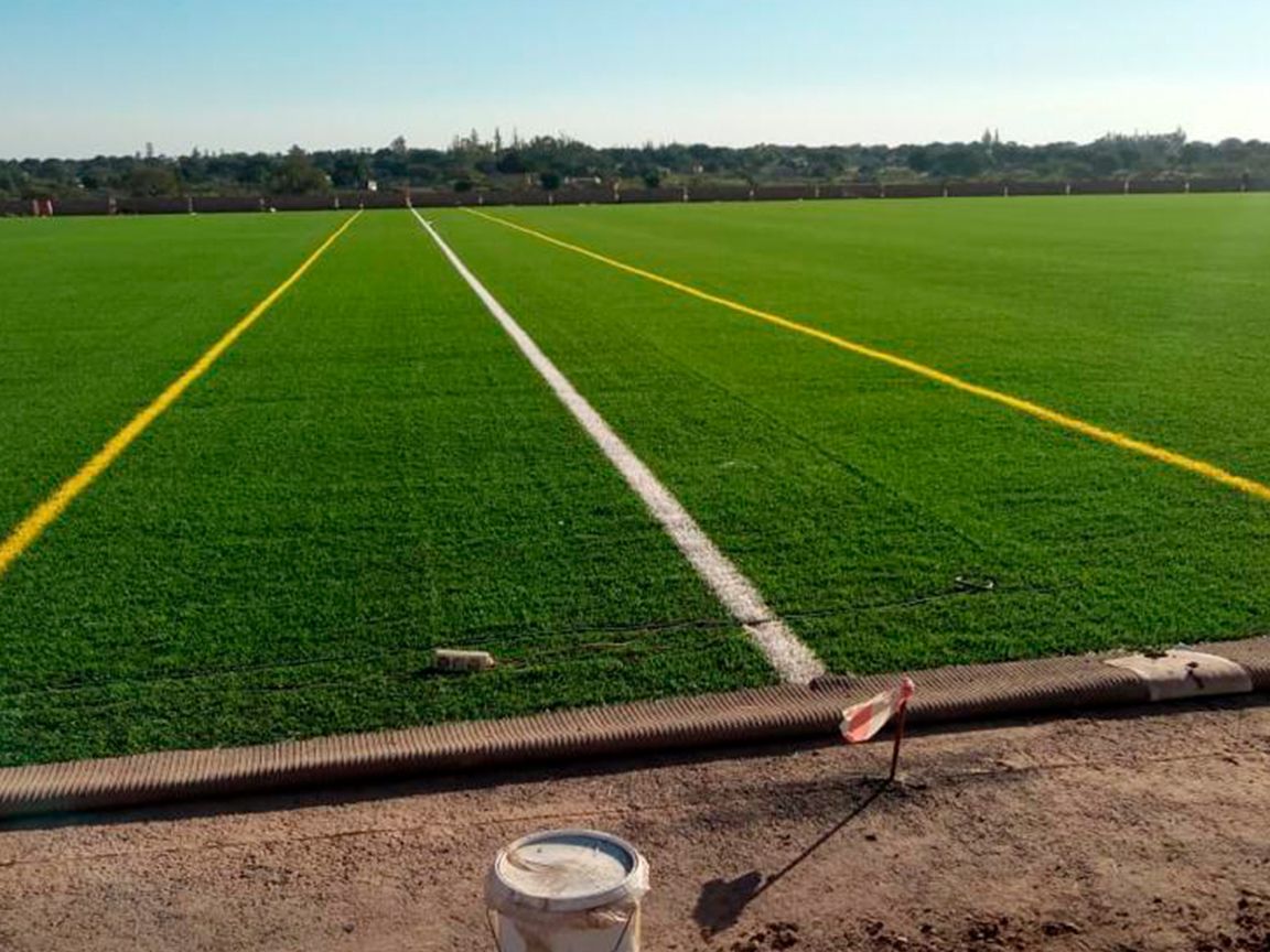 Football pitch in Mozambique